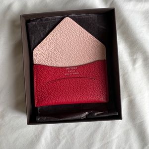 Moynat leather cardholder